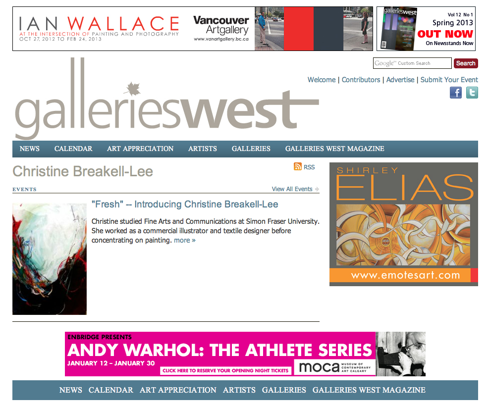Galleries West