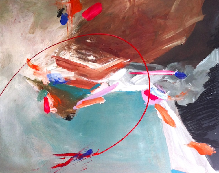 2013 Mixed media on panel with resin